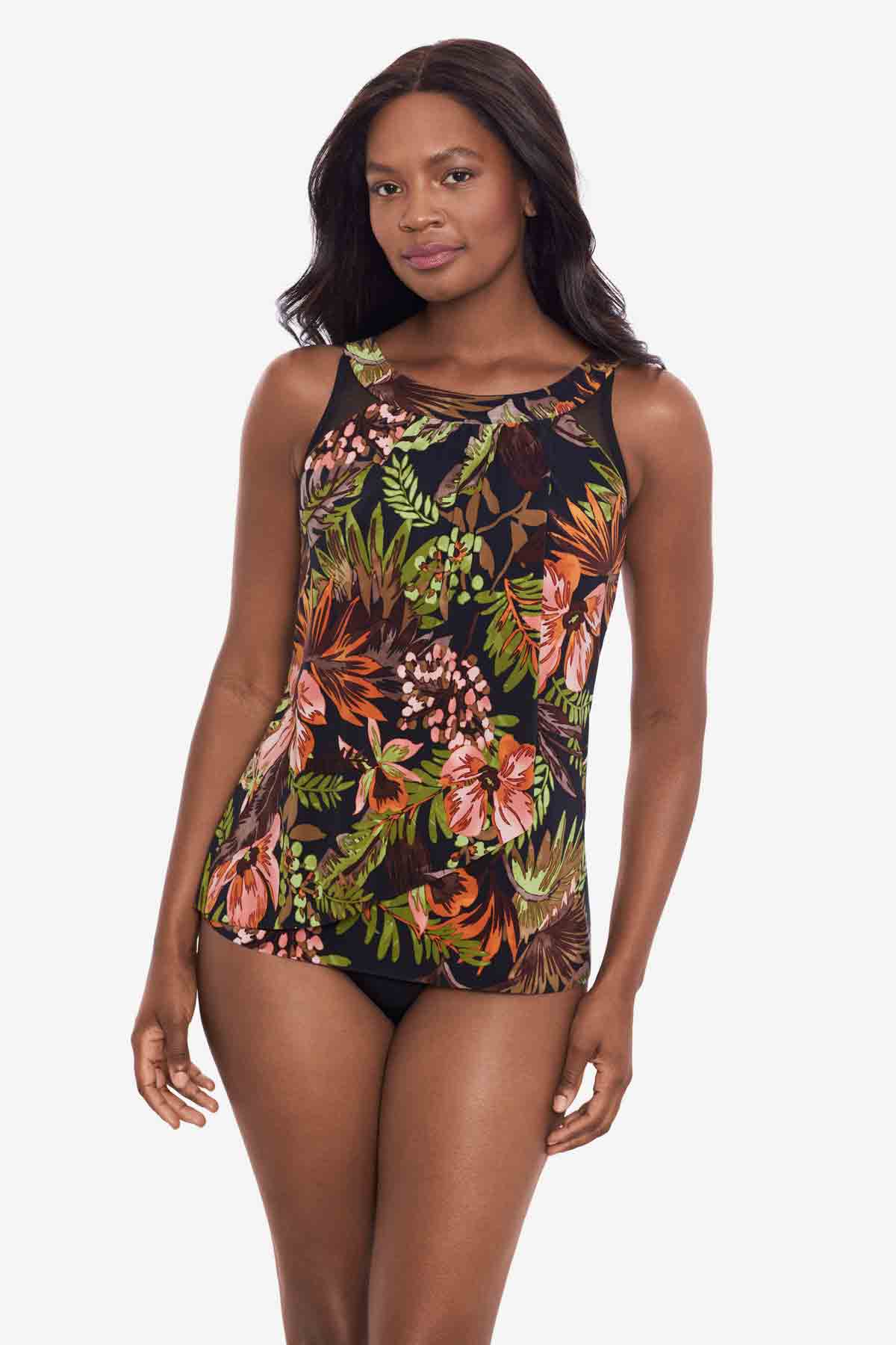 Ursula Tankini Top in Botanico